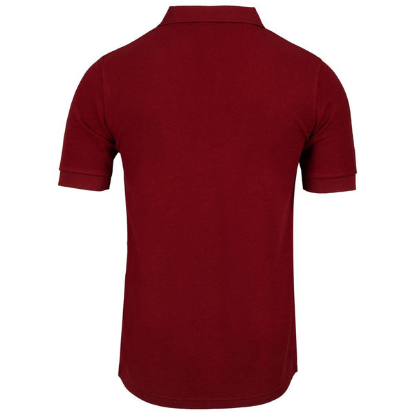 Bolger | Mens Lote Merino Polo (Claret Red)