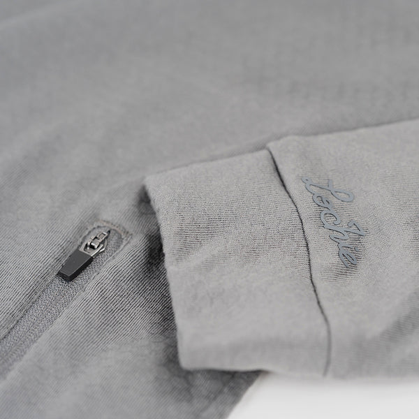 Lochie Mens Grid Fleece Full Zip Full Zip (Lava Smoke)