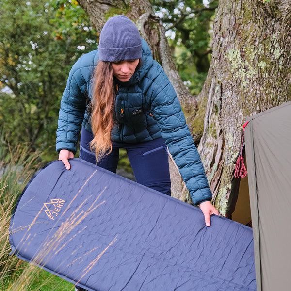 Stotte Inflatable Insulated Camping Mat (Storm Grey)