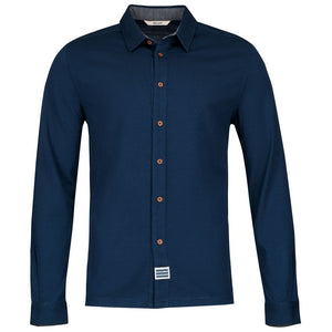 Bolger | Mens Larvik Merino Shirt (Navy)