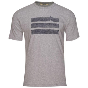 Bølger Mens Risor Wave Cotton Tee (Cloud Grey Melange) - Unbound Supply Co.