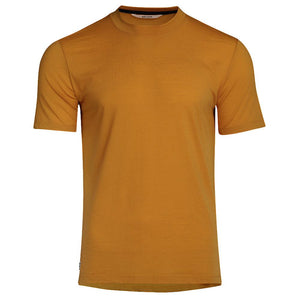 Bølger Mens Tustna Merino Blend T-Shirt (Golden Yellow) - Unbound Supply Co.