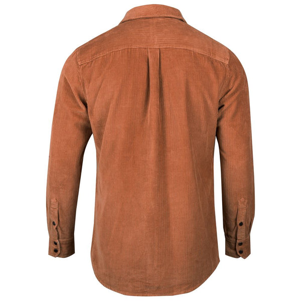 Bølger | Mens Vega Jumbo Cord Overshirt (Camel)