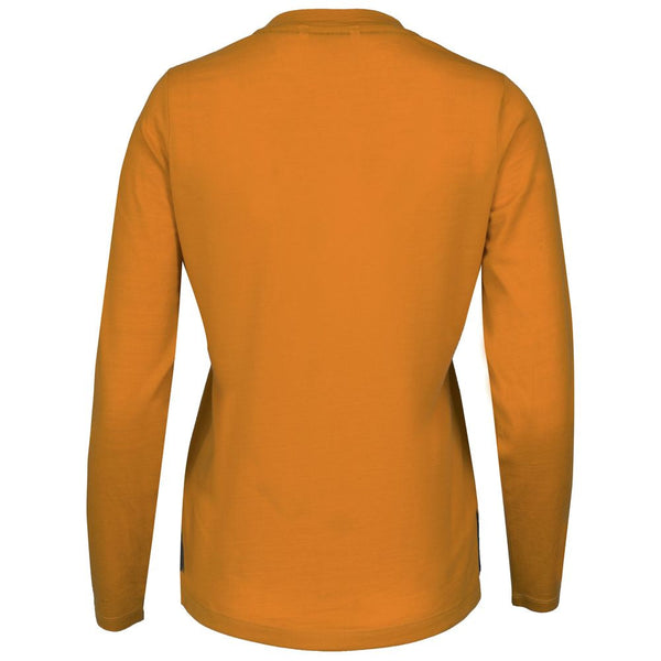 Bølger | Womens Torvik Merino Blend Long Sleeve T-Shirt (Golden Yellow)
