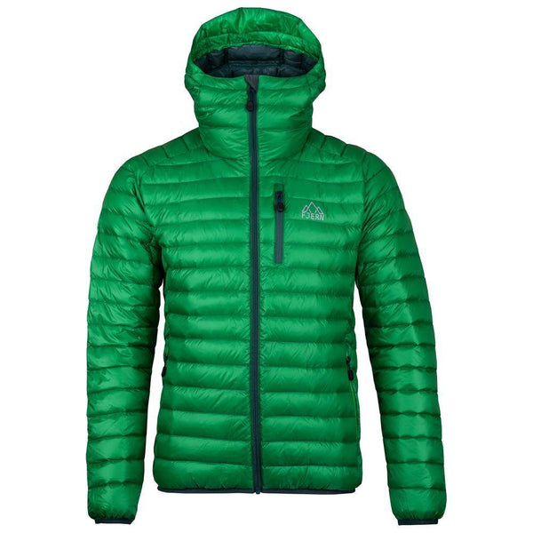 Mens Aktiv Down Hooded Jacket (Green/Pine)