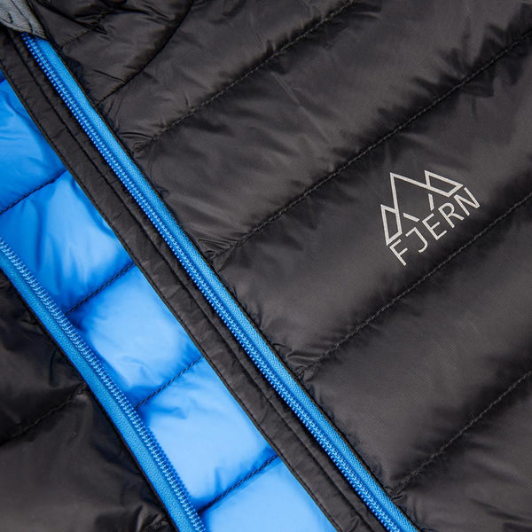 Mens Arktis Down Gilet (Black/Cobalt)