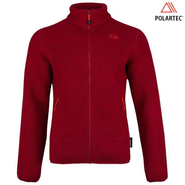 Mens Koselig Polartec Fleece Jacket (Red/Orange)