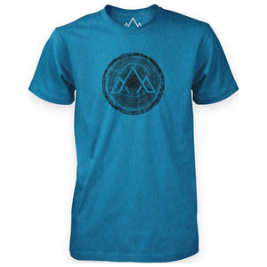 Mens Life Span T-Shirt (Blue Marl)