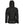 Womens Arktis Down Hooded Jacket (Black/Charcoal)