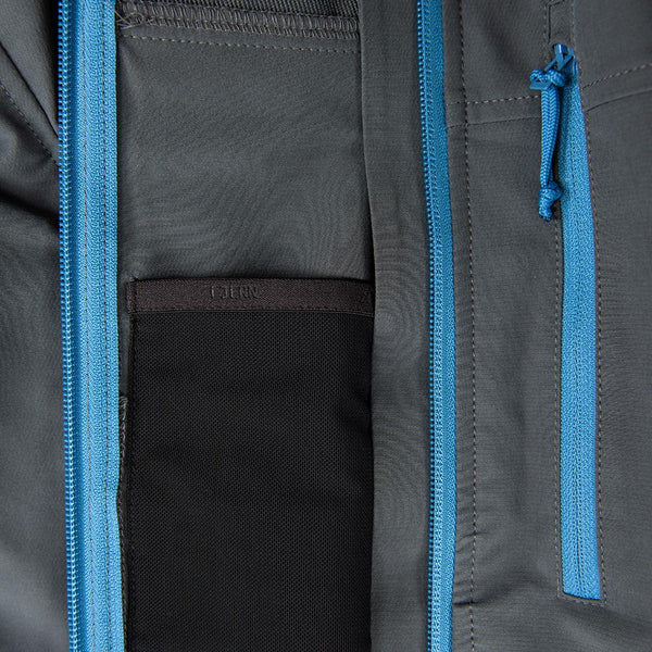 Womens Grenser Softshell Jacket (Charcoal/Cobalt)