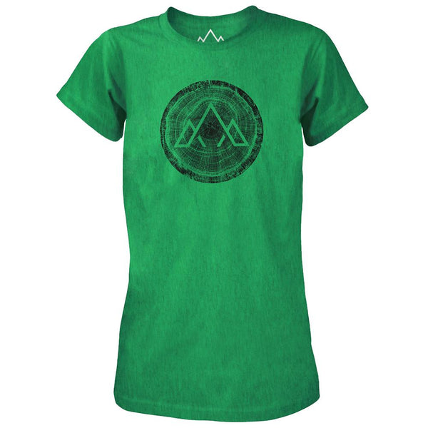 Womens Life Span T-Shirt (Green Marl)