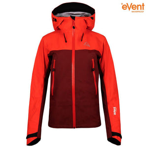 Womens Orkan Waterproof Shell Jacket (Orange/Rust)