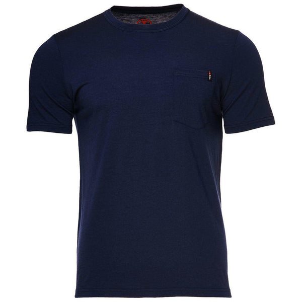 Isobaa Mens Merino 150 Pocket Tee (Navy)