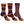Isobaa Merino Blend Everyday Socks (3 Pack - Wine/Red)