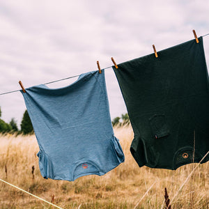 Isobaa Womens Merino 150 Roll Sleeve Tee (Sky)