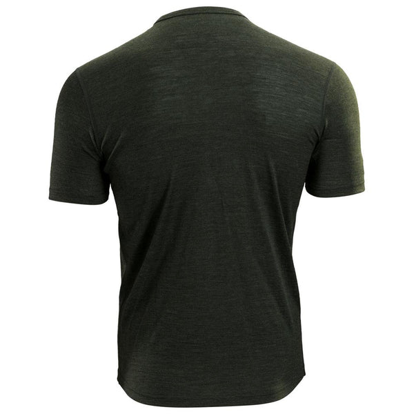 Isobaa Mens Merino 150 Short Sleeve Crew (Forest)