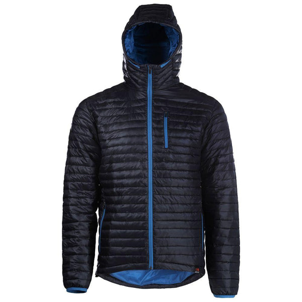 Isobaa Mens Merino Wool Insulated Jacket (Black/Blue)