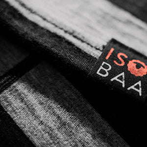 Isobaa Merino 180 Neck Warmer (Charcoal/Black)