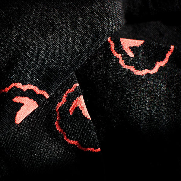 Isobaa Merino Blend Everyday Socks (3 Pack - Black)