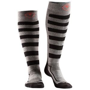 Isobaa Merino Blend Ski Socks (Charcoal/Black)