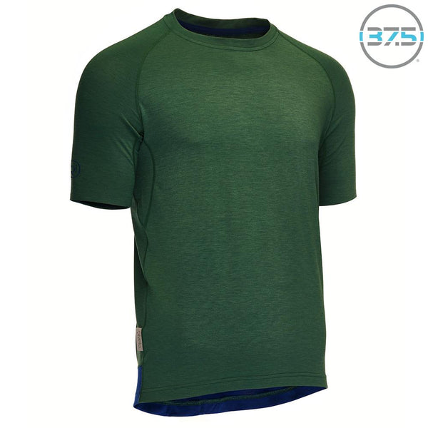 Rivelo Mens Cresswell Merino Blend Tee (Racing Green) - Unbound Supply Co.