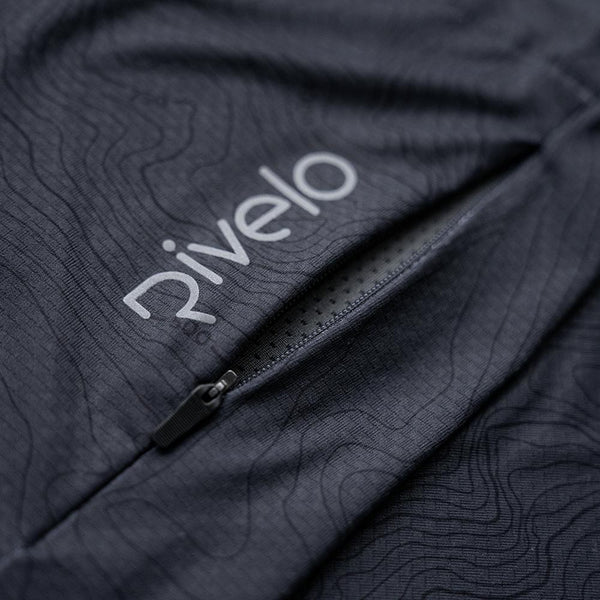 Rivelo Womens Contour Long Sleeve MTB Jersey (Slate) - Unbound Supply Co.