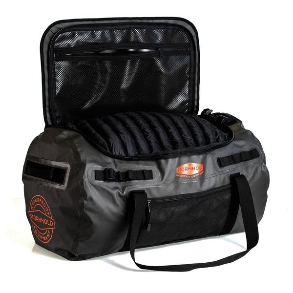 Traveller 60L Duffle Bag (Charcoal/Orange)