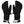 Untrakt Felsic Leather Ski Gloves (Black) - Unbound Supply Co.
