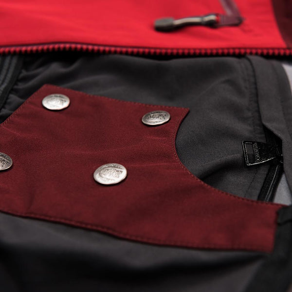 Untrakt Womens Obsidian 3L Shell Ski Jacket (Burgundy/Cherry) - Unbound Supply Co.