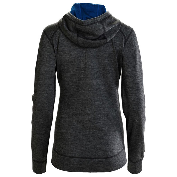 Isobaa Womens Merino 260 Casual Hoodie (Smoke)